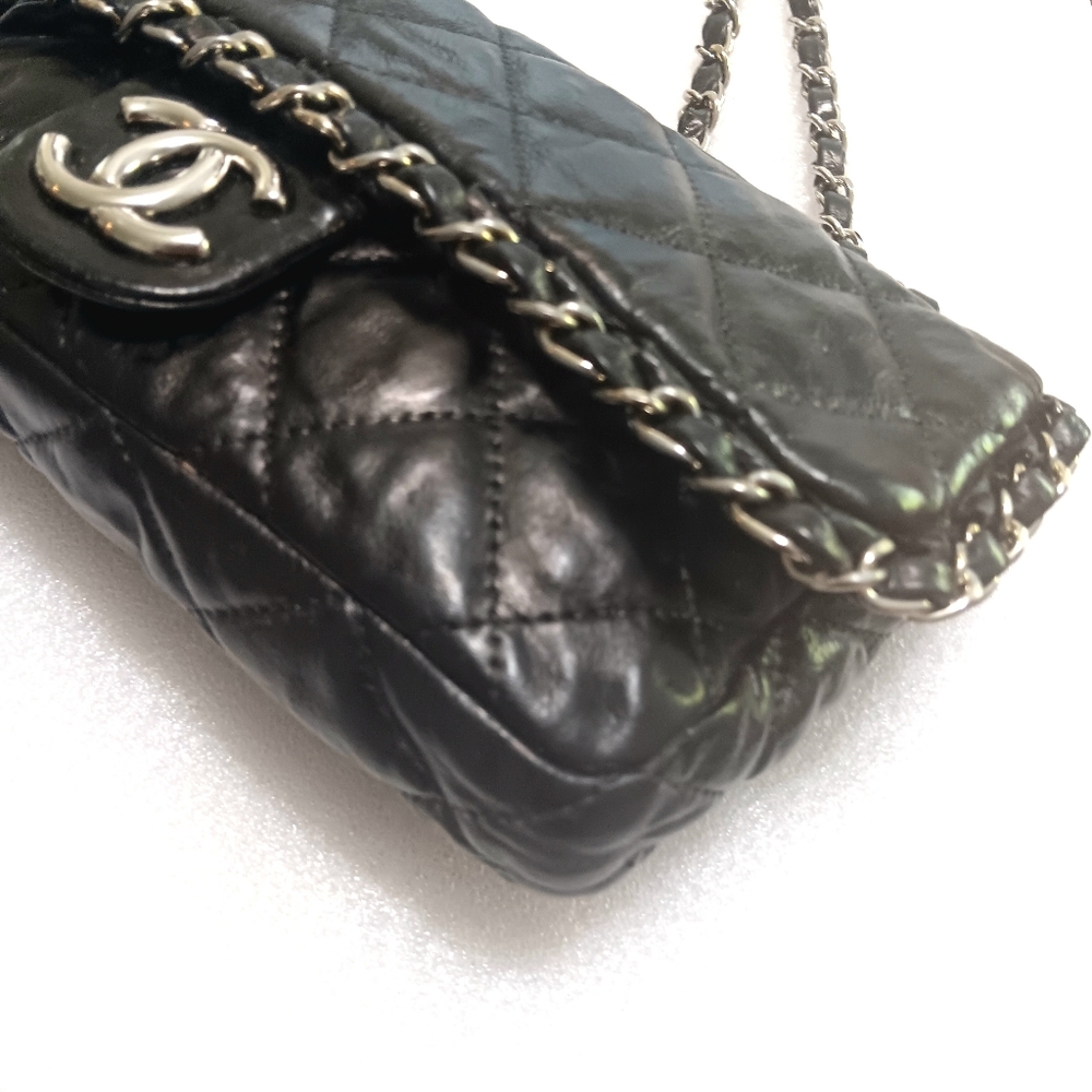 ​🖤 CHANEL "Chain Me" Quilted Flap Bag Black Lambskin Silver Hardware - Picture 7 of 15